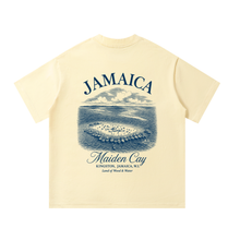 Load image into Gallery viewer, Vintage Maiden Cay Boxy Tee (Blue)
