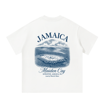 Load image into Gallery viewer, Vintage Maiden Cay Boxy Tee (Blue)
