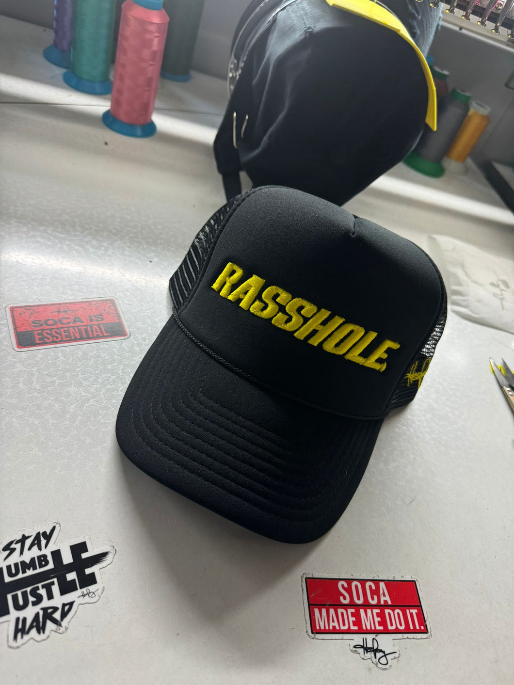 Rasshole V2 Black Trucker