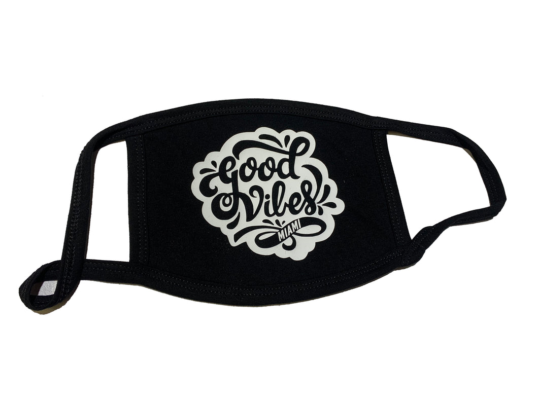 Good Vibes Only - Cotton Face Mask