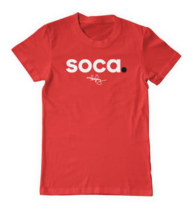 Soca. Red Shirt